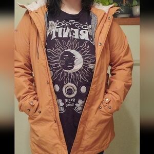 Orange Columbia Jacket with Thermal Coil size L